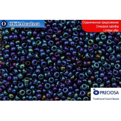 Preciosa czech seed beads blue iris 10/0