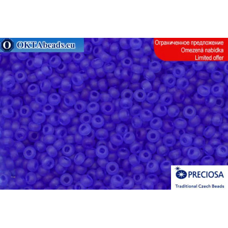 Preciosa czech seed beads blue matte mix SQH 10/0