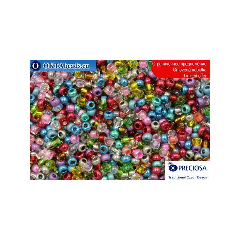 Preciosa czech seed beads mix 10/0