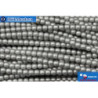 Czech glass pearls grey matte (70041M) 3mm