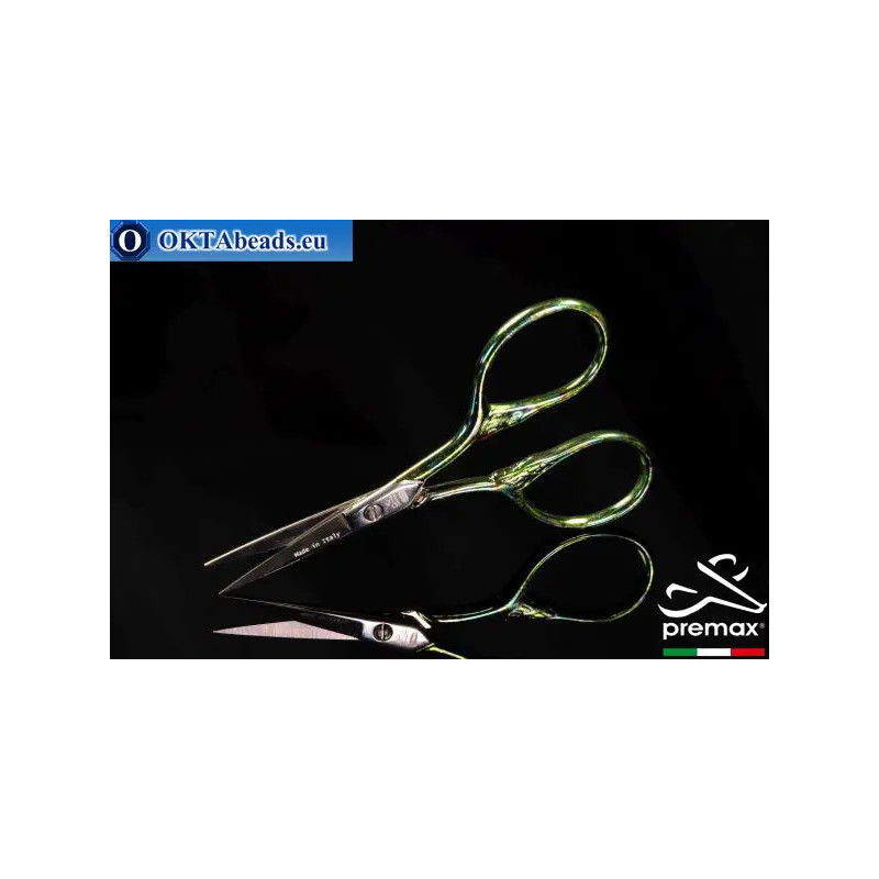 Embroidery Scissors Premax Green/Blue 9cm