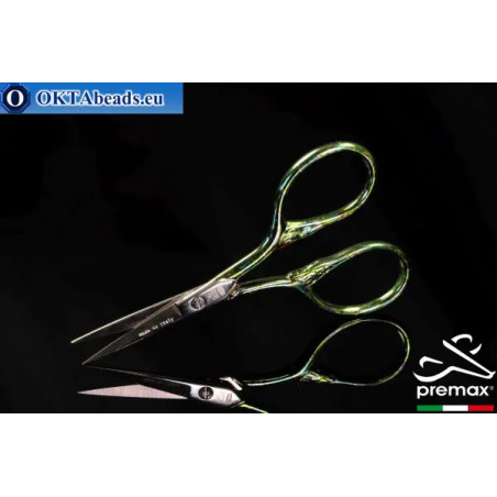 Embroidery Scissors Premax Green/Blue 9cm