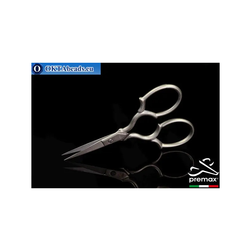 Embroidery Scissors Premax Matt Chrome 9cm