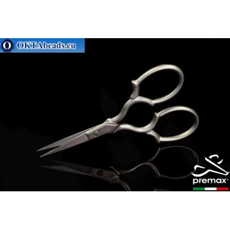 Embroidery Scissors Premax Matt Chrome 9cm