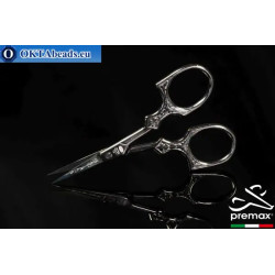 Embroidery Scissors Premax Arabesque vintage finishing Black 9cm