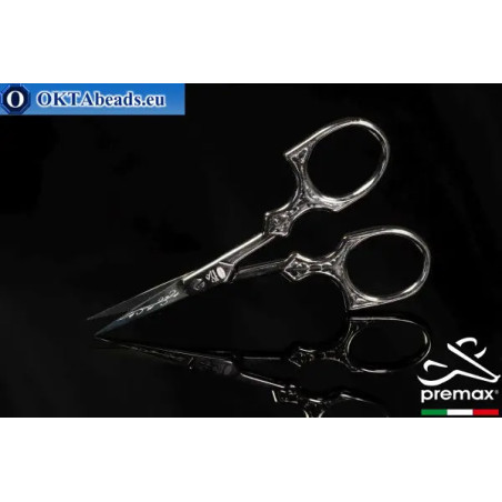 Embroidery Scissors Premax Arabesque vintage finishing Black 9cm