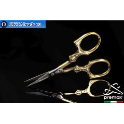 Embroidery Scissors Premax 24k Gold Plated 9cm