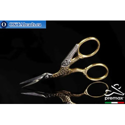 Embroidery Scissors Premax 24k Gold Plated 9cm