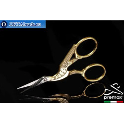 Embroidery Scissors Premax 24k Gold Plated 9cm