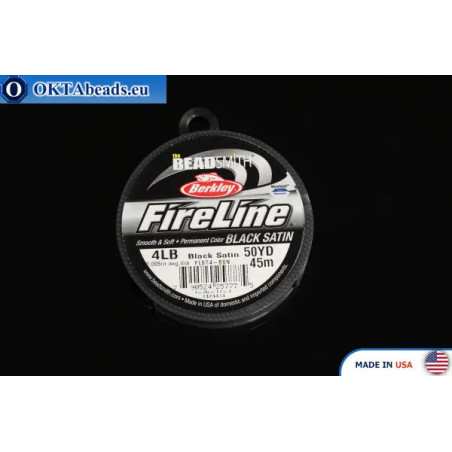FireLine Black Satin 4LB 0