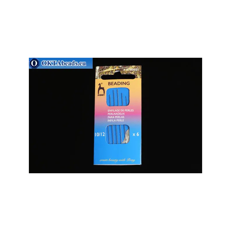Pony beading needles N10/12
