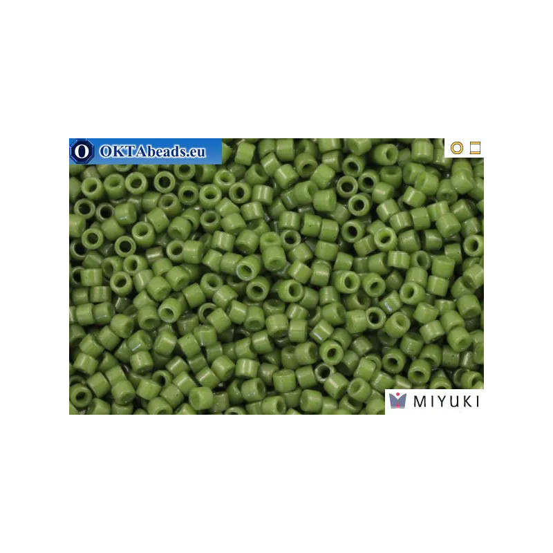 MIYUKI Beads Delica Duracoat Opaque Army Green (DB2357) 11/0