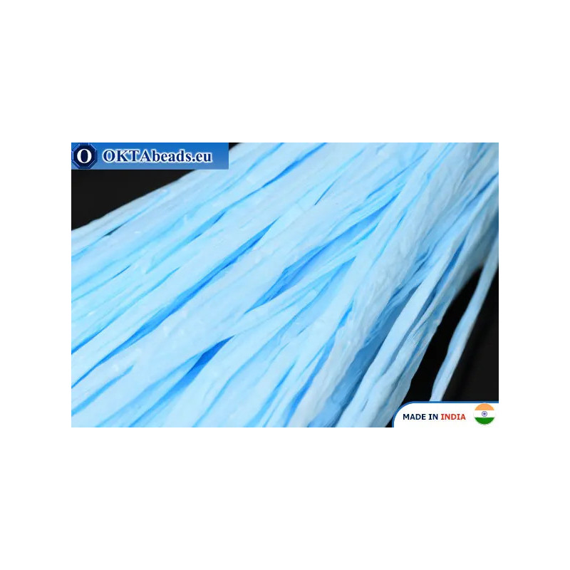 Matte raffia blue 5mm