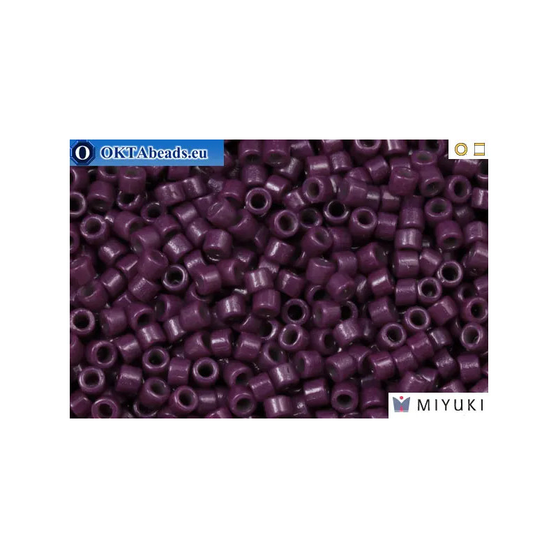 MIYUKI Beads Delica Duracoat Opaque Dark Purple (DB2360) 11/0