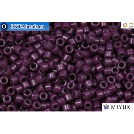 MIYUKI Beads Delica Duracoat Opaque Dark Purple (DB2360) 11/0
