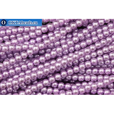 Czech glass pearls lilac (70022) 4mm