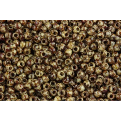 COTOBE Beads Antique Brown Jaspers 11/0
