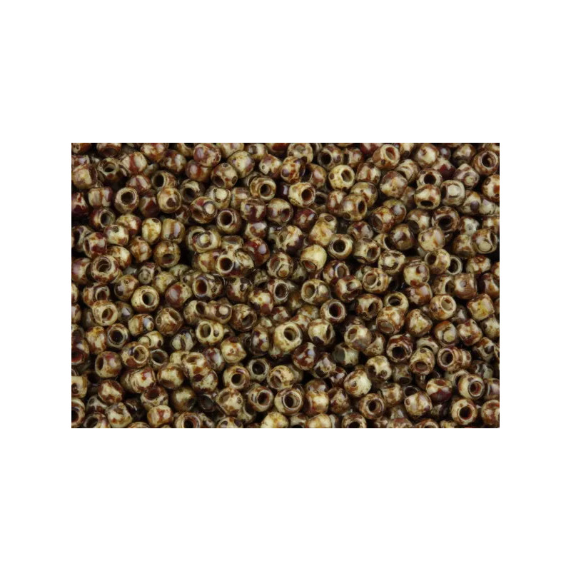 COTOBE Beads Antique Brown Jaspers 11/0