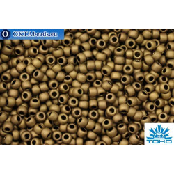TOHO Beads Round Frosted Bronze (221F) 11/0