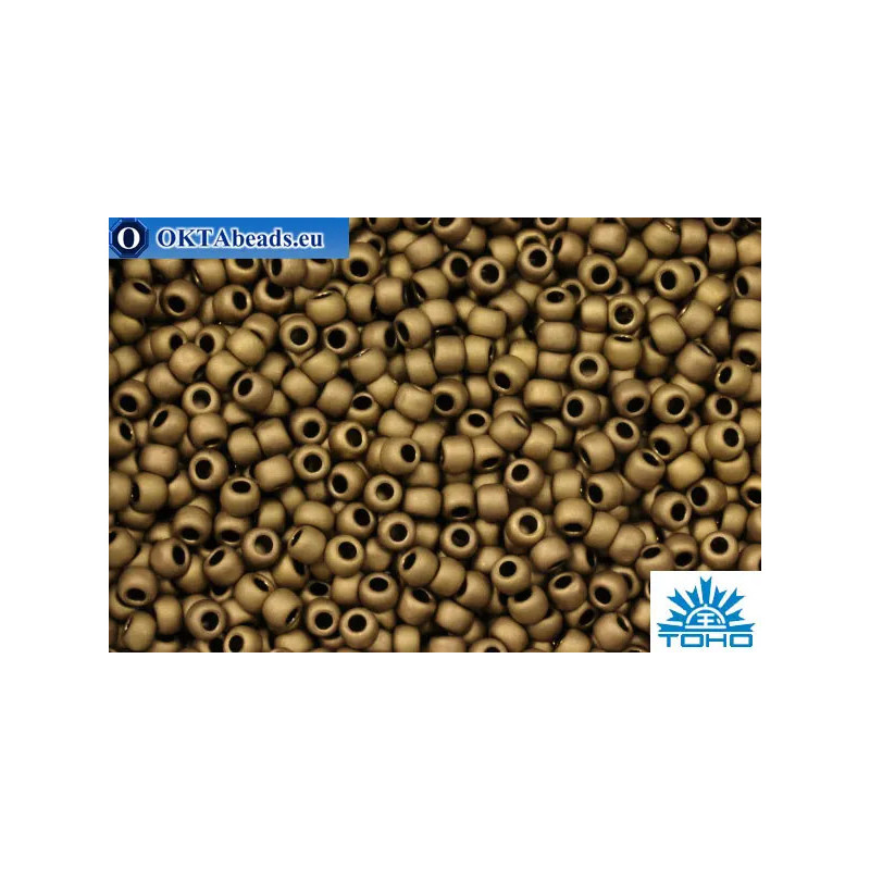 TOHO Beads Round Frosted Bronze (221F) 11/0