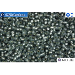 MIYUKI Beads Semi-Matte Silver-Lined Grey 15/0 (1657)