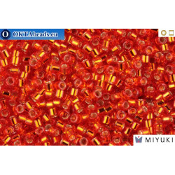 MIYUKI Beads Delica Silver Lined Red/Orange 11/0 (DB43)