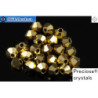 Preciosa Crystal Bicone - Crystal Aurum Full 3mm