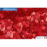 Italian flat sequins Rosso Metal (4369) 3mm