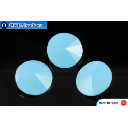 Chinarovsky Rivoli - Caribbean Blue Opal 14mm