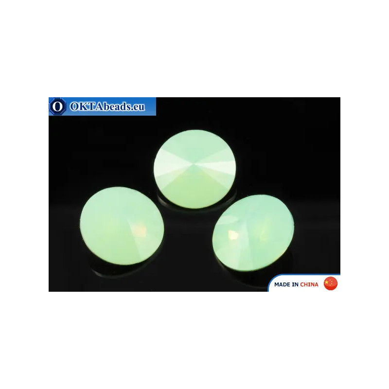 Chinarovsky Rivoli - Chrysolite Opal 14mm