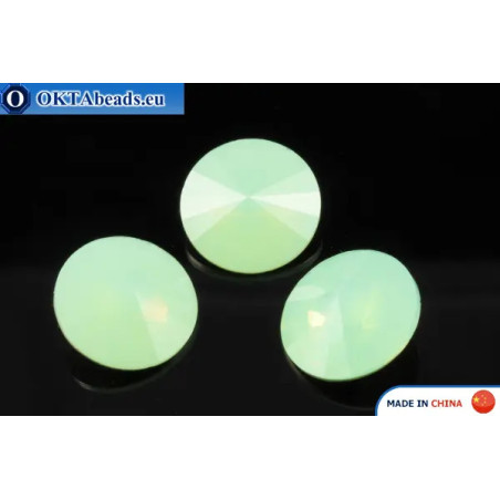 Chinarovsky Rivoli - Chrysolite Opal 14mm