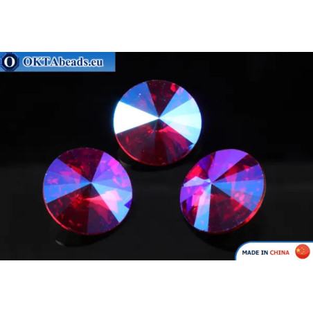 Chinarovsky Rivoli - Light Siam Shimmer 14mm