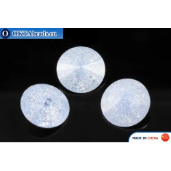 Chinarovsky Rivoli - Frosted Light Sapphire 14mm