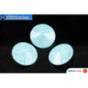 Chinarovsky Rivoli - Frosted Aquamarine 14mm