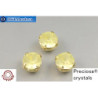 Sew on Preciosa chaton in set + COTOBE coating Jonquil Matt - Gold ss39/8