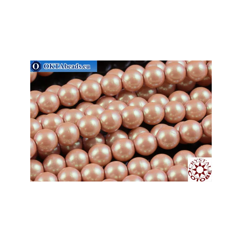 COTOBE Crystal Pearl Pearlescent Pink 4mm
