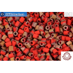 COTOBE Beads 2cut Brick-red and Sunrise Mat (07070M) 11/0