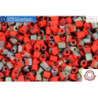 COTOBE Beads 2cut Brick-red and Vitrail Mat (08070M) 11/0