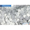 WH flat sequins Argento Satinati (916W ) 4mm