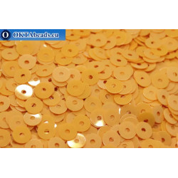 WH flat sequins Arancio Ch Opaline (3004) 4mm