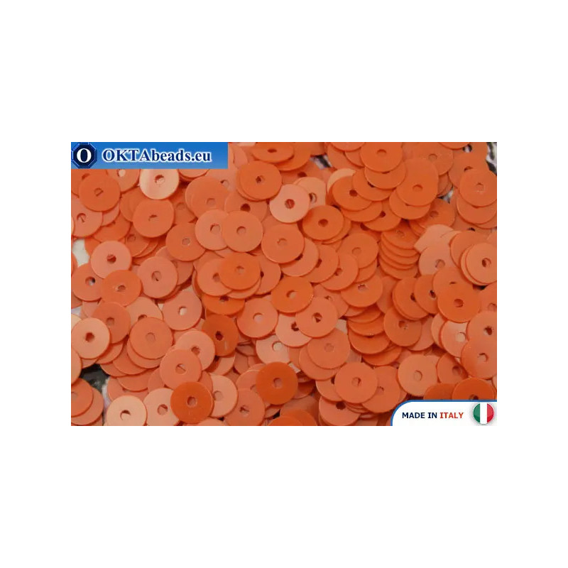 WH flat sequins Arancione Opaline (3194) 4mm