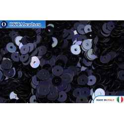 WH flat sequins Blue Navy Mettalizzati (6741) 4mm