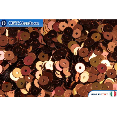 WH flat sequins Bronzo Metallizzati (8171) 4mm