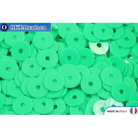 WH flat sequins Verde Mare (7357) 3mm
