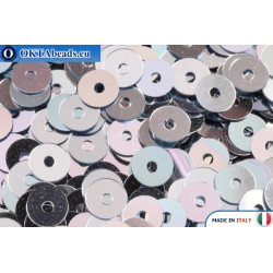 WH flat sequins Blu Irise Metallizzati (6015) 4mm