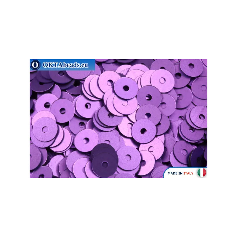 WH flat sequins Viola Satinati (556W) 4mm
