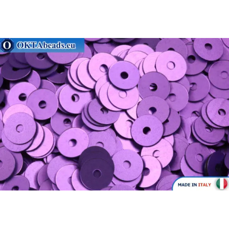 WH flat sequins Viola Satinati (556W) 4mm