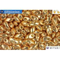 MIYUKI Long Magatama Beads Galvanized Gold (1052)