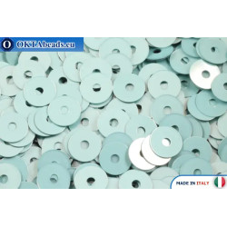 WH flat sequins Verde Acqua Metal (7029) 4mm