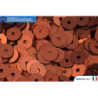 WH flat sequins Marrone Satinati (876W) 4mm